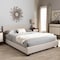 Baxton Studio Elizabeth Beige Upholstered Panel-Stitched Queen Size Platform Bed 131-7323 - alternate 5